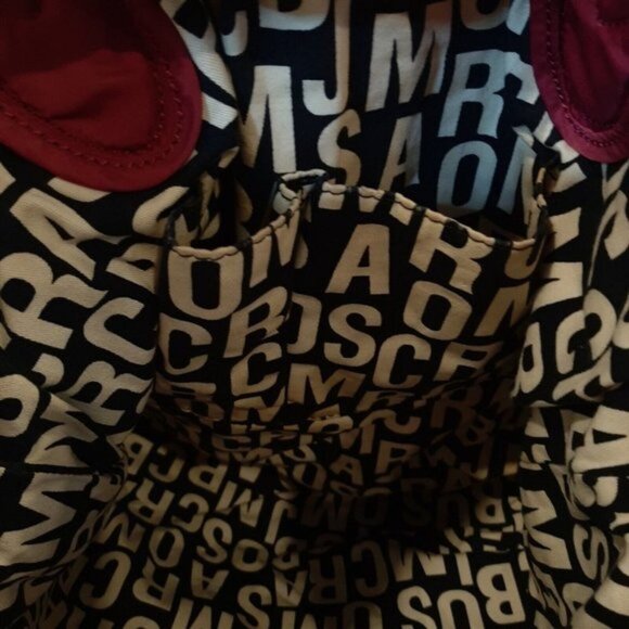 Marc by Marc Jacobs Fuchsia Pink Nylon Tate Tote Quilted Shopper Bag - Picture 9 of 15